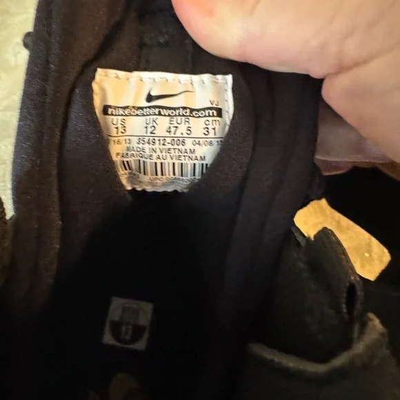 Nike Air Griffey Max 1 Black/Gold - Picture 7 of 7